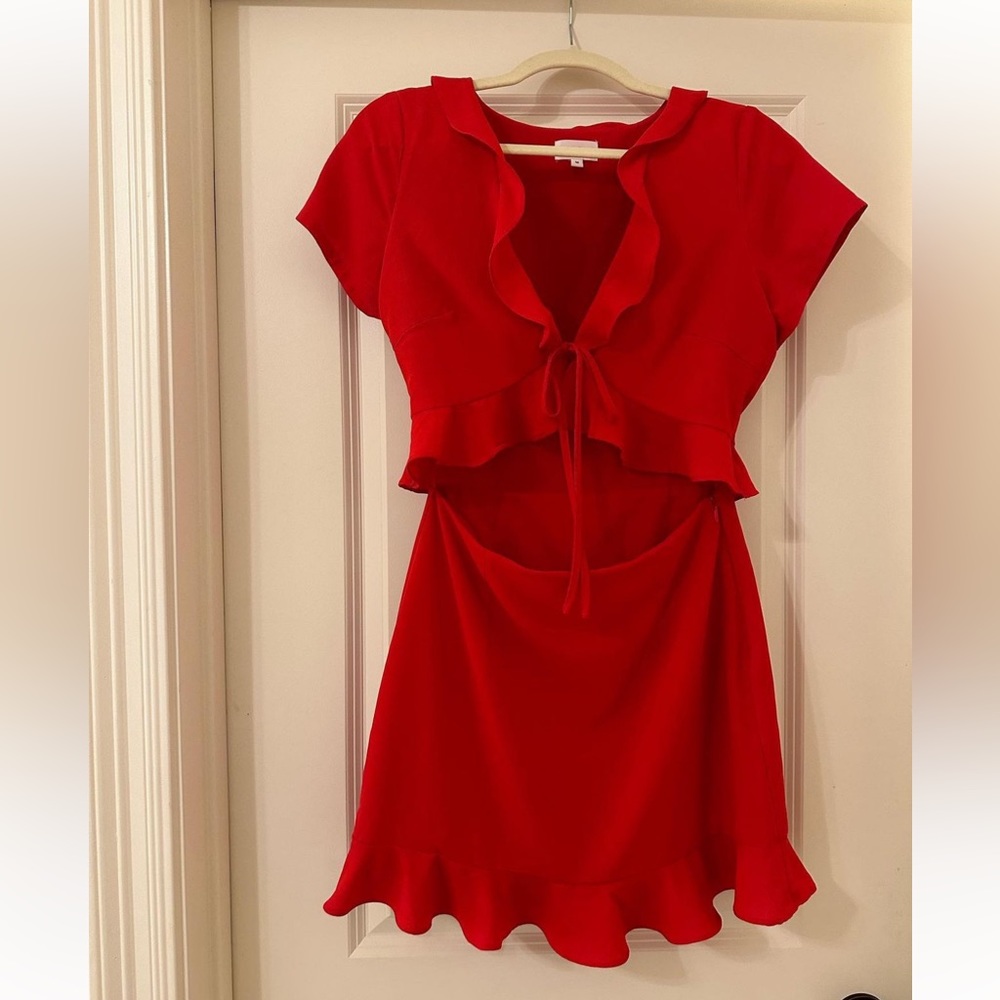 Superdown Red Mini Dress